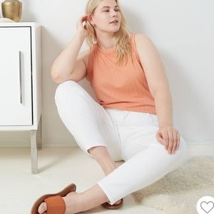 NWT White skinny plus size jeans